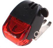 M-wave Remlicht Helios Led Batterij 4 Cm Zwart/rood