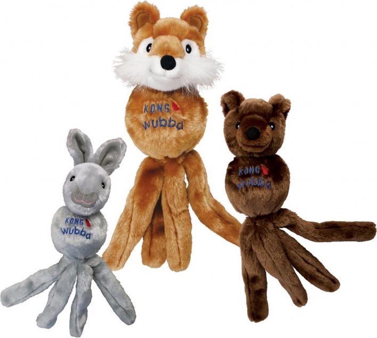 Kong Wubba Friend - Hondenspeelgoed - Assorti - 10