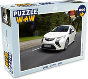 Puzzel Opel - Auto - Wit - Legpuzzel - Puzzel 1000 stukjes volwassenen