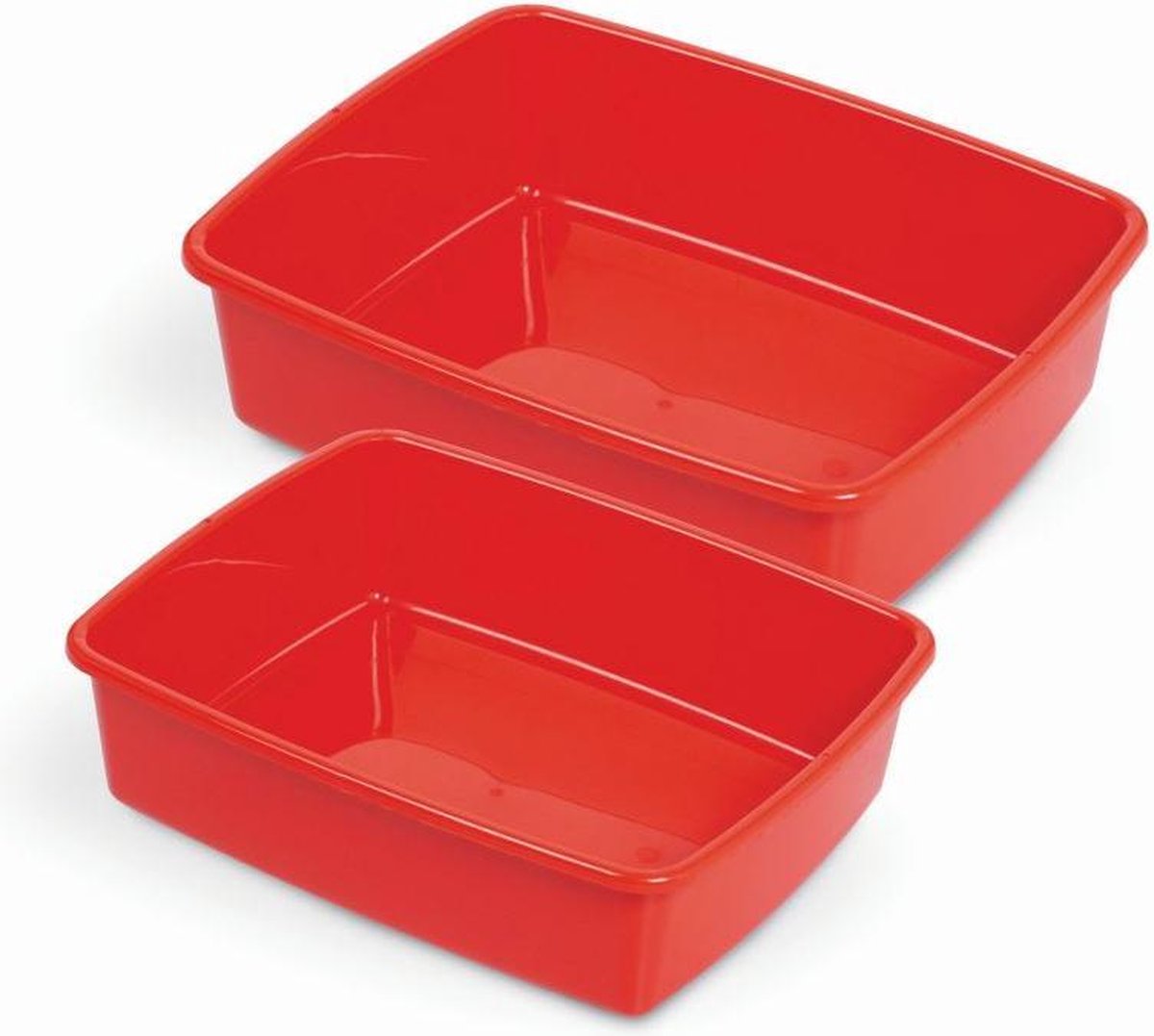 Mps Kattenbak Hydra Maxi 49 X 39 X 13 Cm Rood