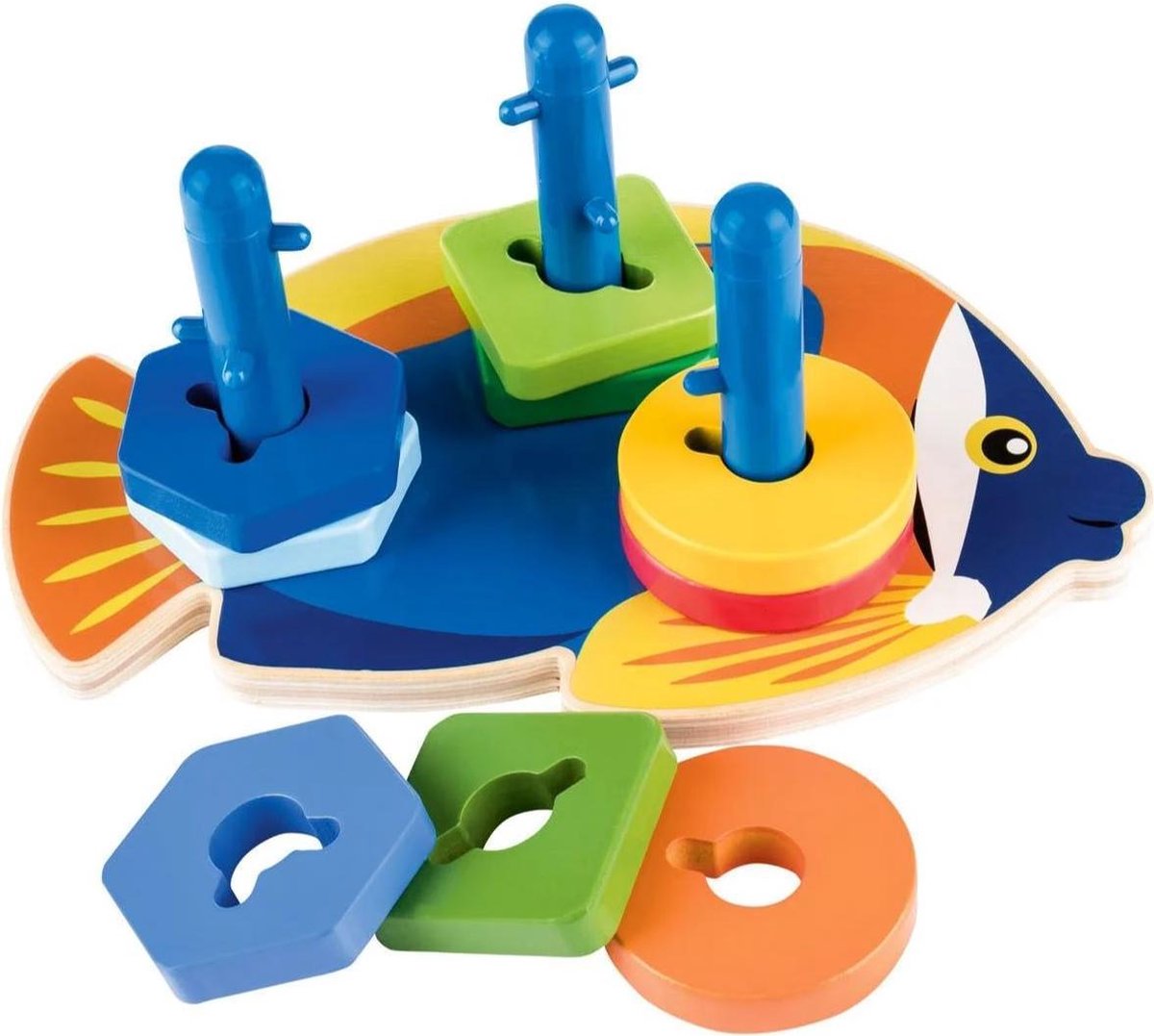 PLAYTIVE - Houten speelgoed Walvis - 25