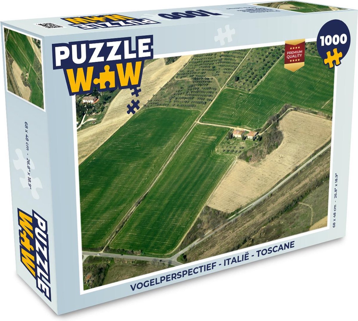 Puzzel Vogelperspectief - Italië - Toscane - Legpuzzel - Puzzel 1000 stukjes volwassenen