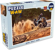 Puzzel Quad - Rally - Zand - Legpuzzel - Puzzel 1000 stukjes volwassenen