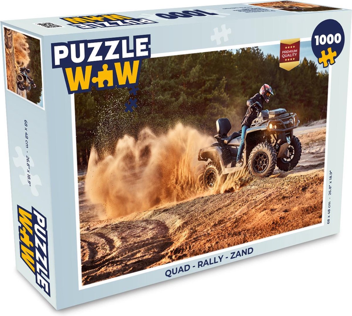 Puzzel Quad - Rally - Zand - Legpuzzel - Puzzel 1000 stukjes volwassenen