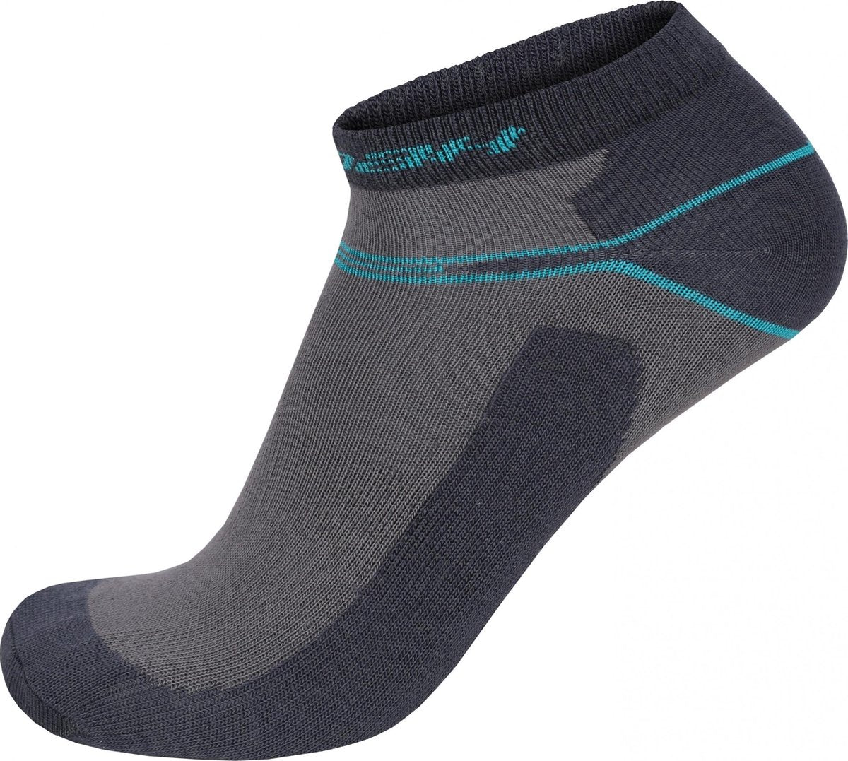 Hannah Sokken Bankle Dames Katoen Grijs/blauw Maat M