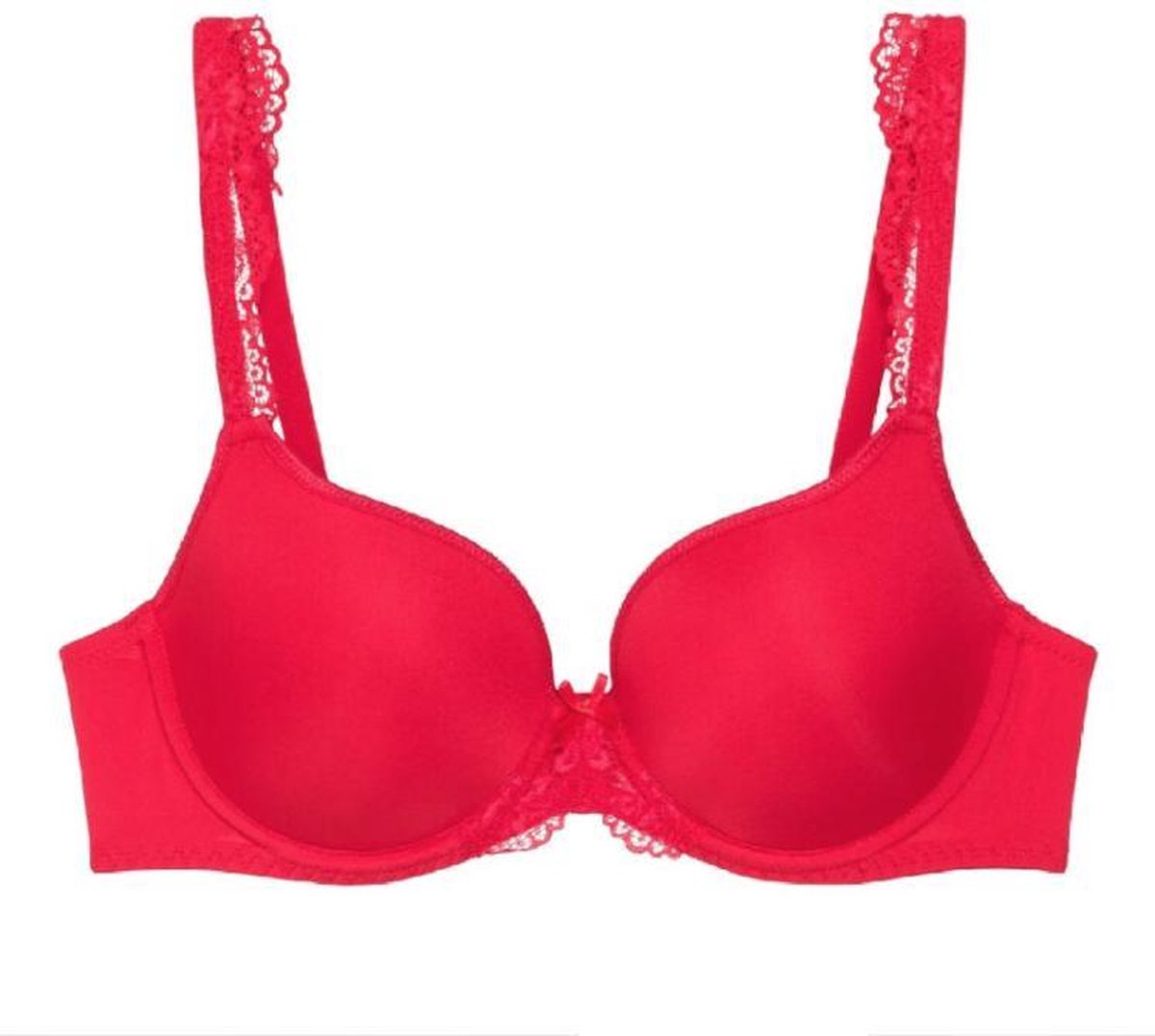Rode t-shirt BH push up Linga Dore 65B