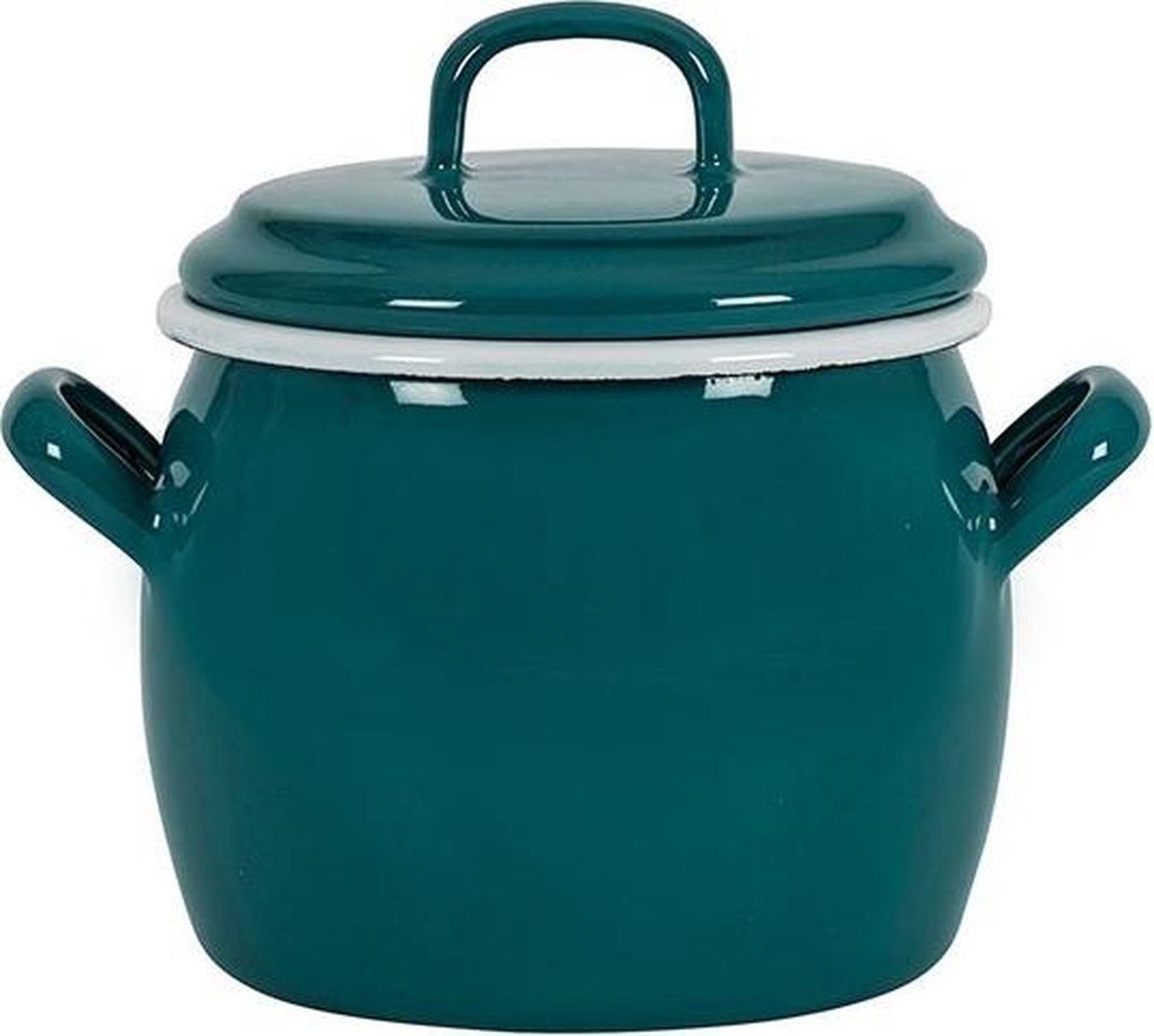 Kookpan met deksel Blauw