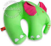 Cuddlebug U-Elephant - Kampeerkussen - Groen