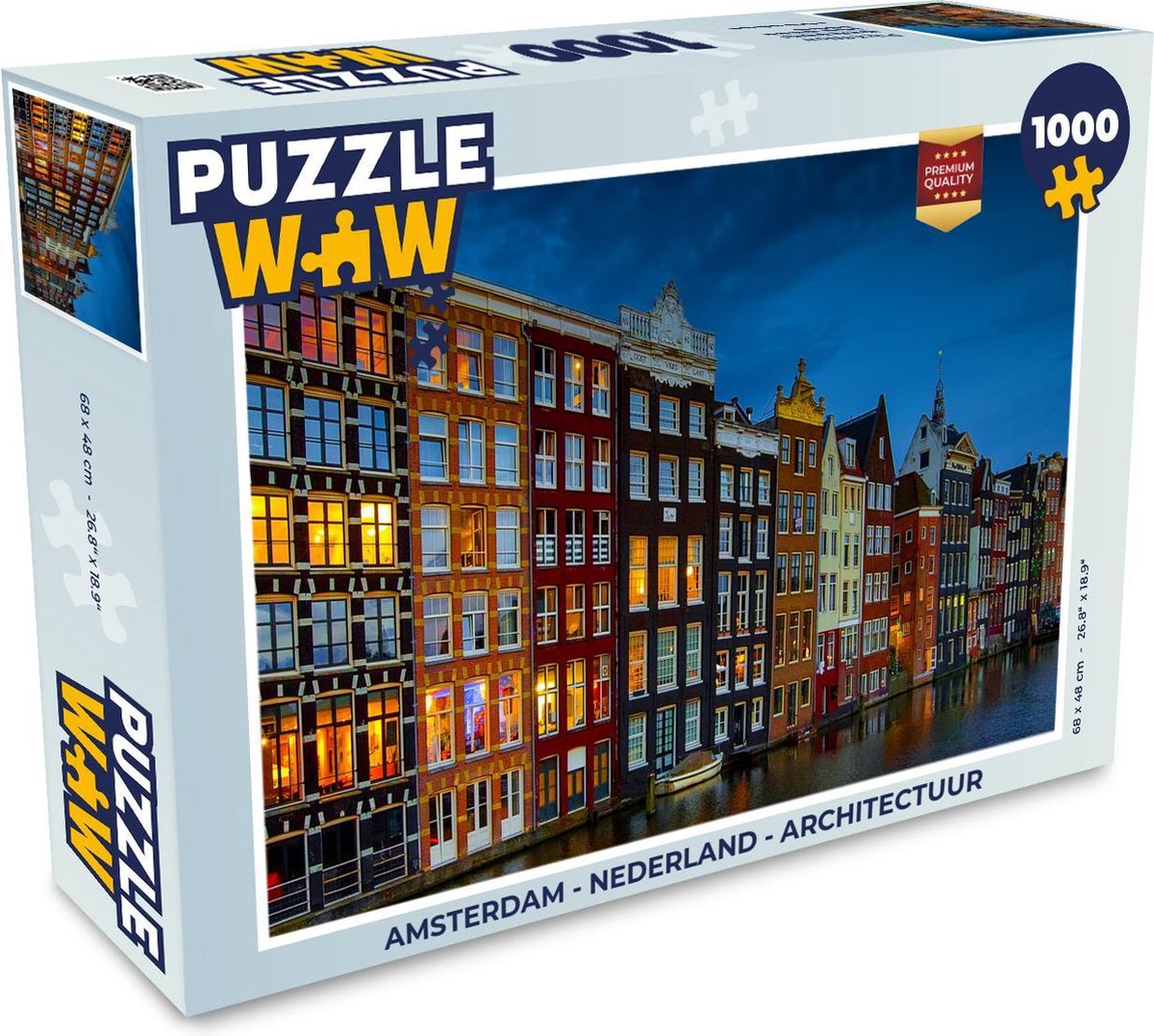 Puzzel Amsterdam - Nederland - Architectuur - Legpuzzel - Puzzel 1000 stukjes volwassenen