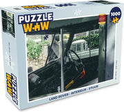 Puzzel Land Rover - Interieur - Stuur - Legpuzzel - Puzzel 1000 stukjes volwassenen