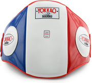 Yokkao Belly Pad -  Leer - Thai Flag - standaard maat