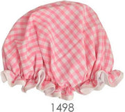 Vagabond Traditionele Engelse Douchemuts - Pink Gingham