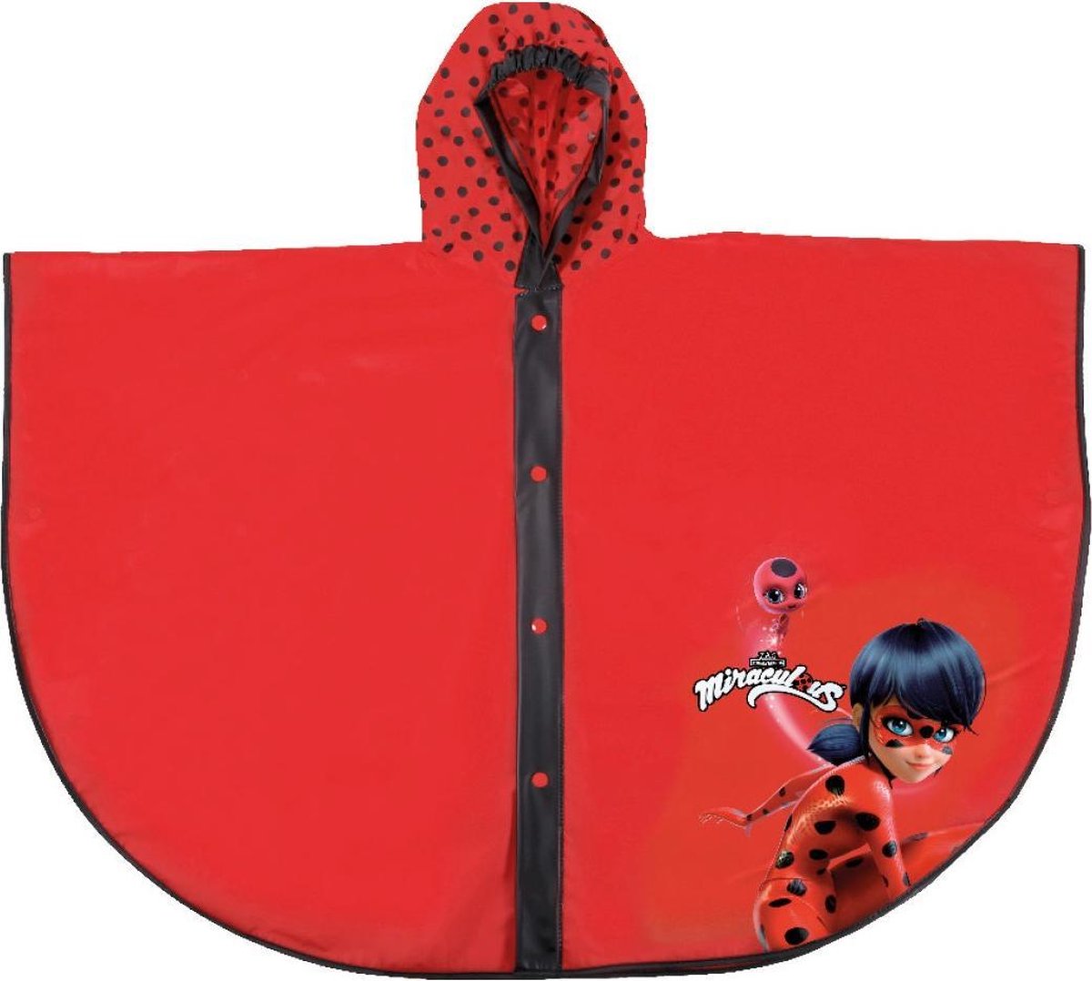 Perletti Regenponcho Ladybug Rood Maat 98/116