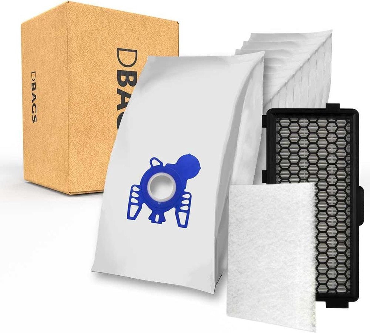 DBAGS Miele GN ServiceBox ( 10 Stofzuigerzakken Motorfilter en HEPA filter)