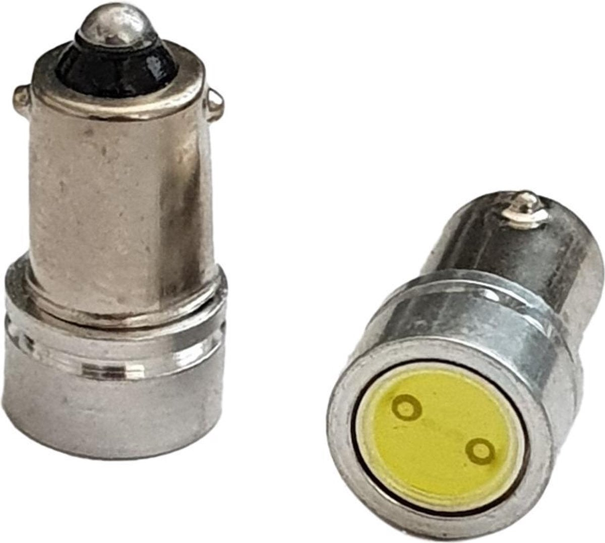 Auto LEDlamp 2 stuks | LED BA9S kentekenverlichting | high power xenon wit 6000K | 12V