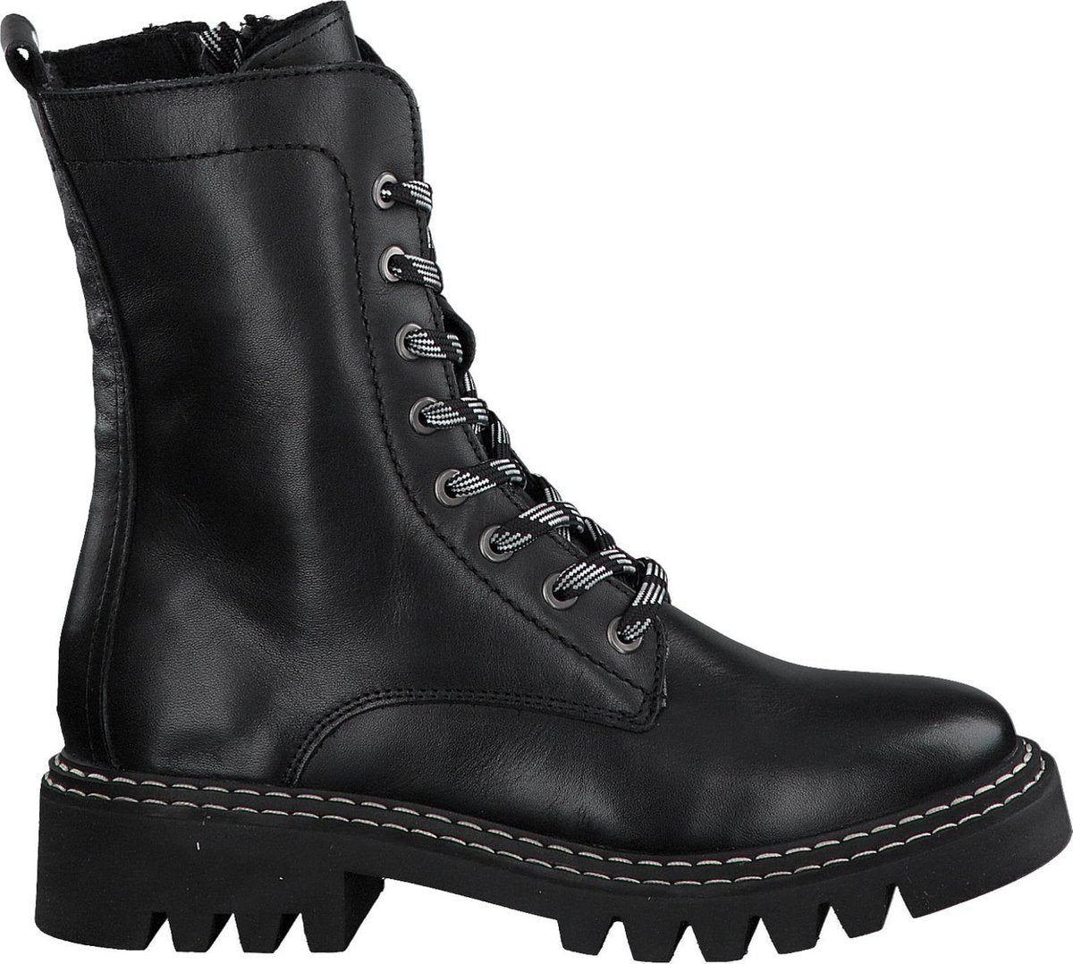 Tamaris Veterboots zwart - Maat 42