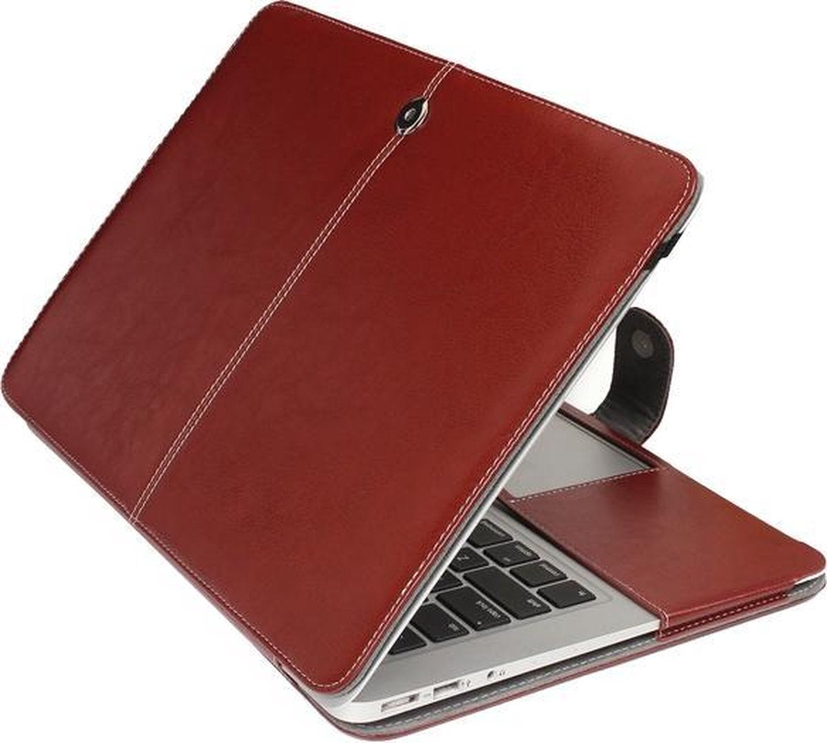 Mobigear Luxe Case Bruin voor Apple MacBook Air 11 inch