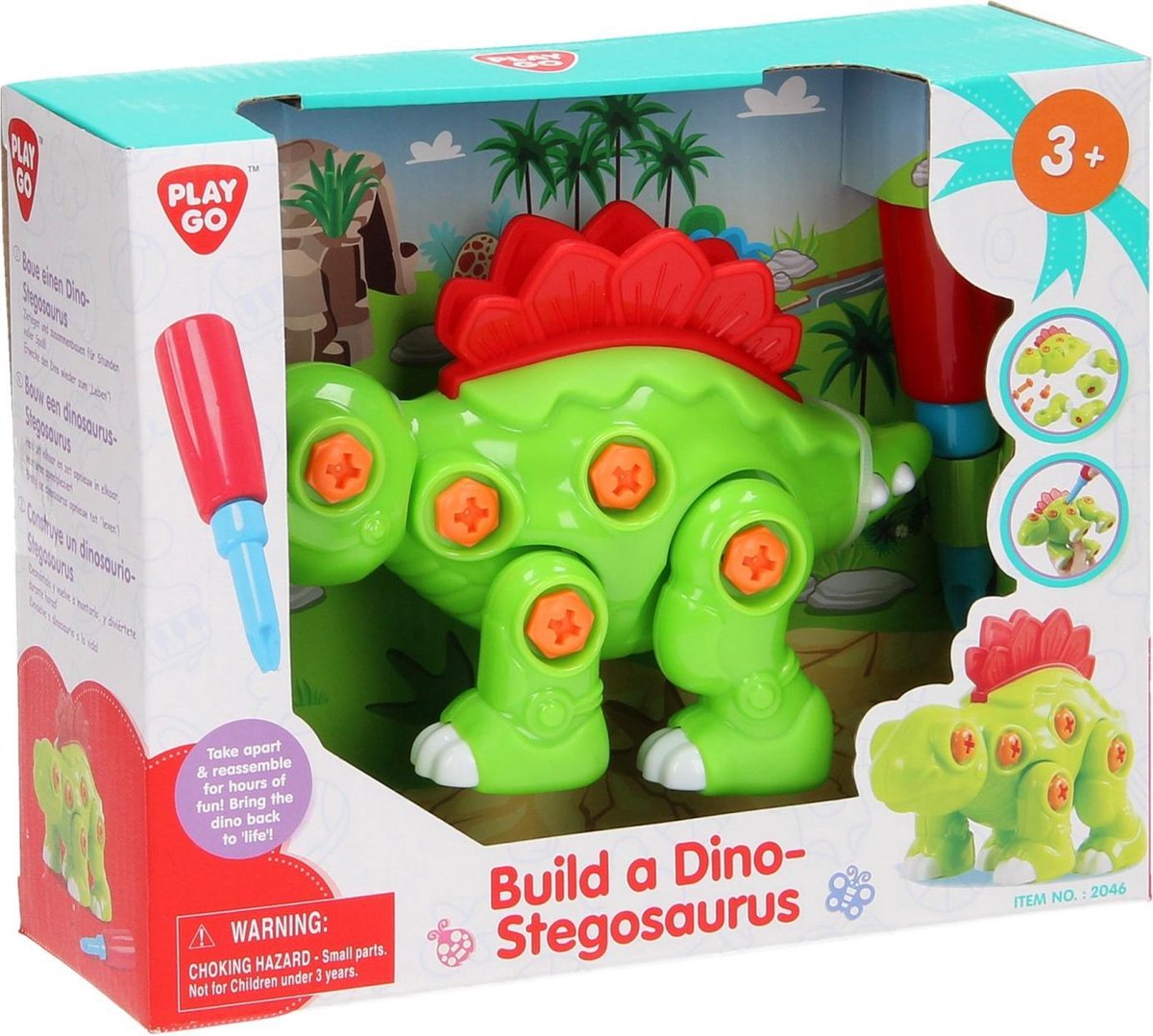 Playgo Bouw je eigen Dino - Stegosaurus