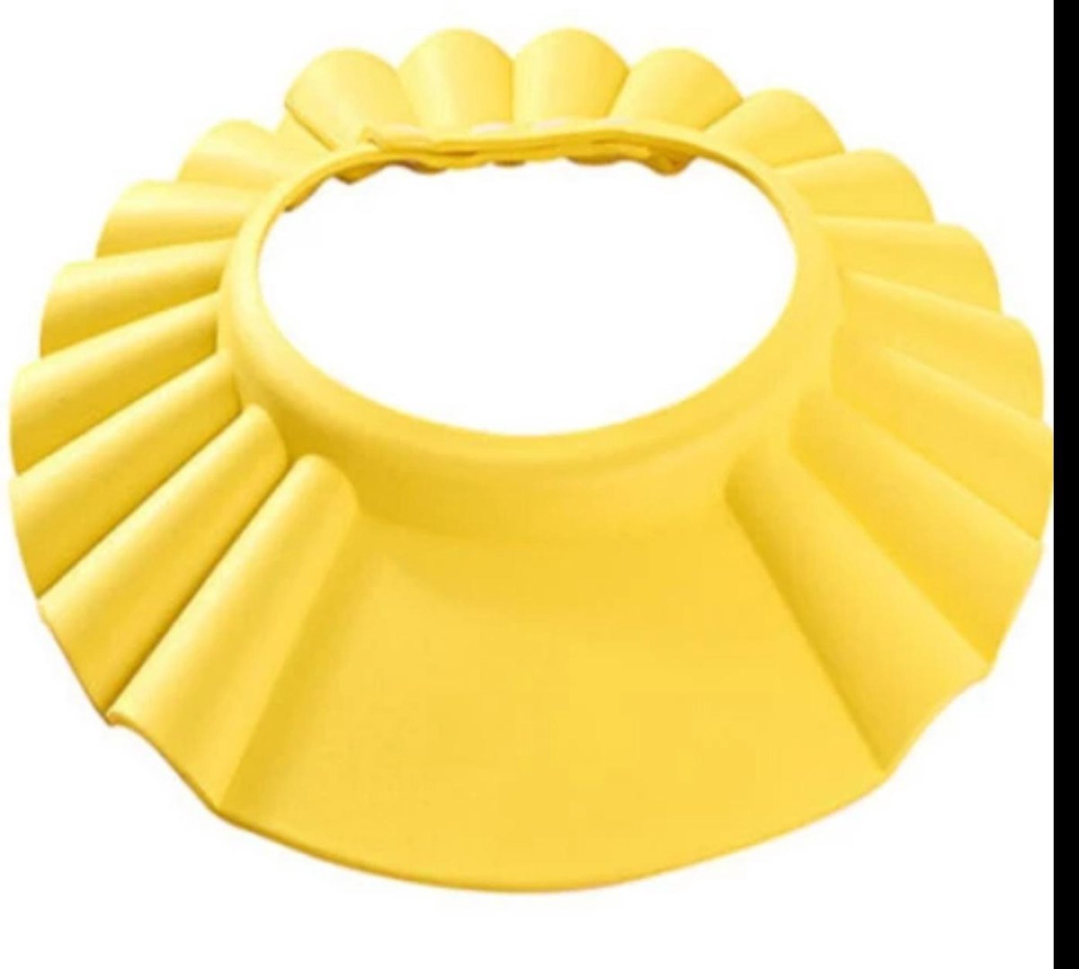 Douchekapje - Douche Shower Cap - Douche Kap - Baby / Kind Haarwas Hulp Kap - Douchecap  Geel