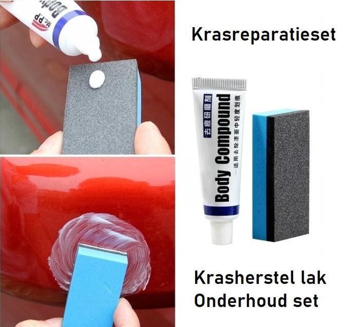 Krasherstel - lak Onderhoud set