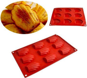 ProductGoods - Siliconen Madeleine Bakvorm - Bonbonvorm - Chocoladevorm - Madeleine - 9 stuks