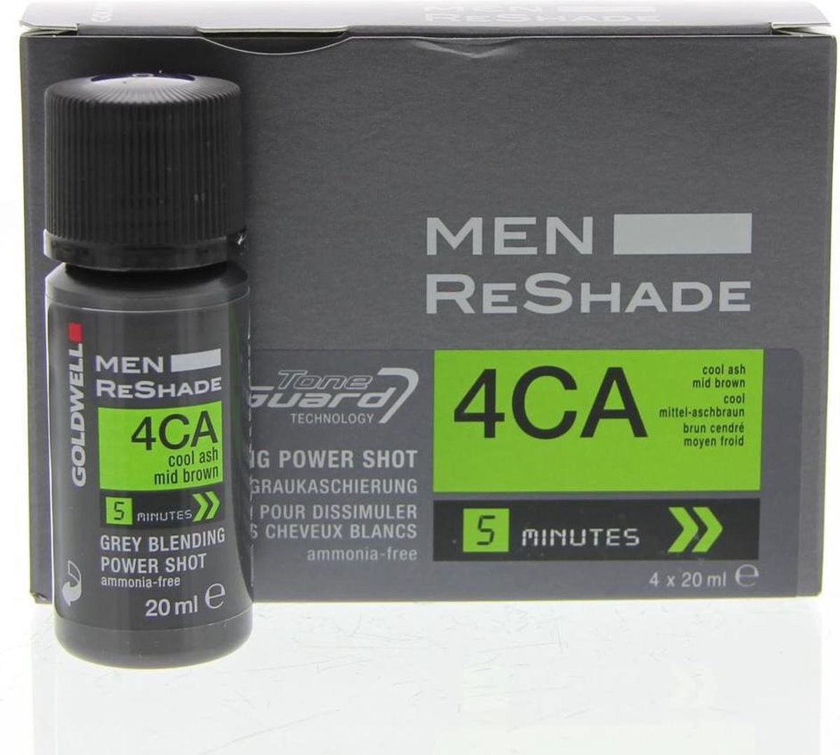 Goldwell Men ReShade Grey Blending Power Shot Gift Set 4 x 20ml - 4CA
