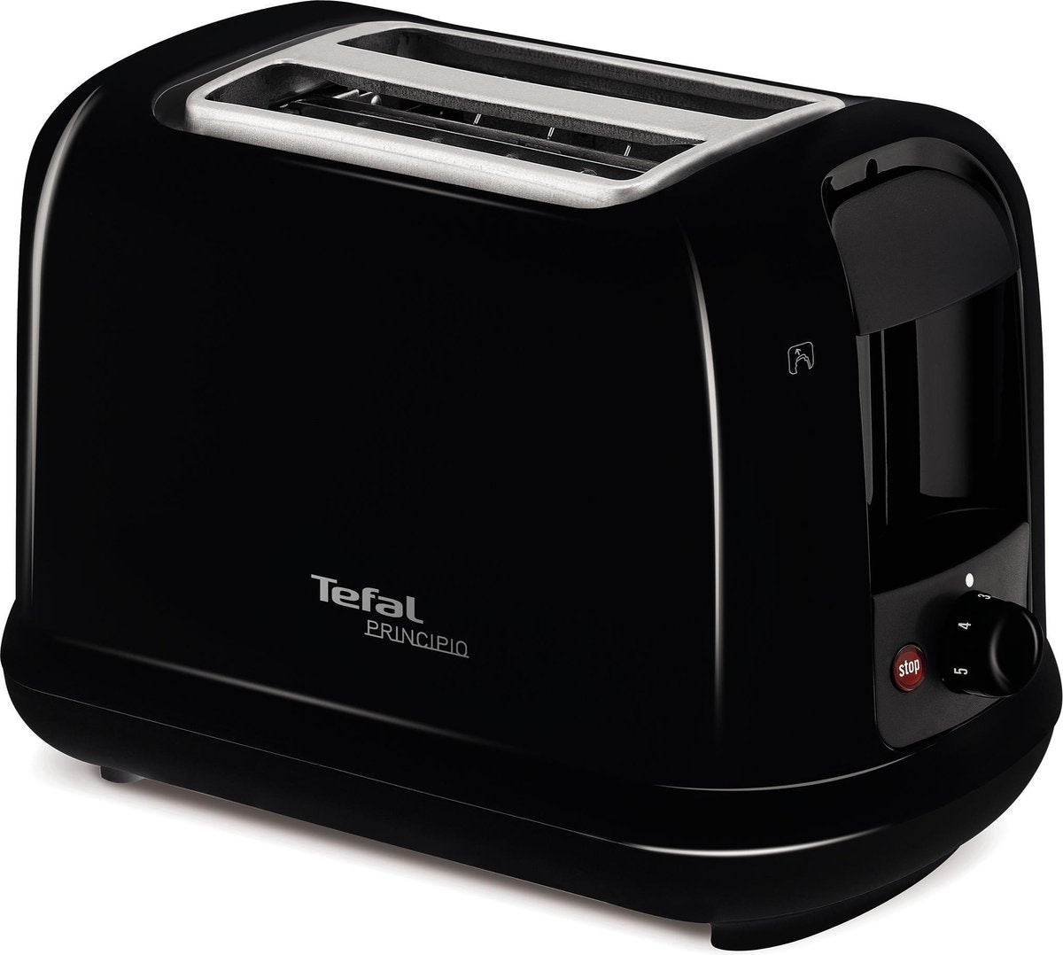 Tefal Broodrooster - Principio zwart - 2 sneden TT1608