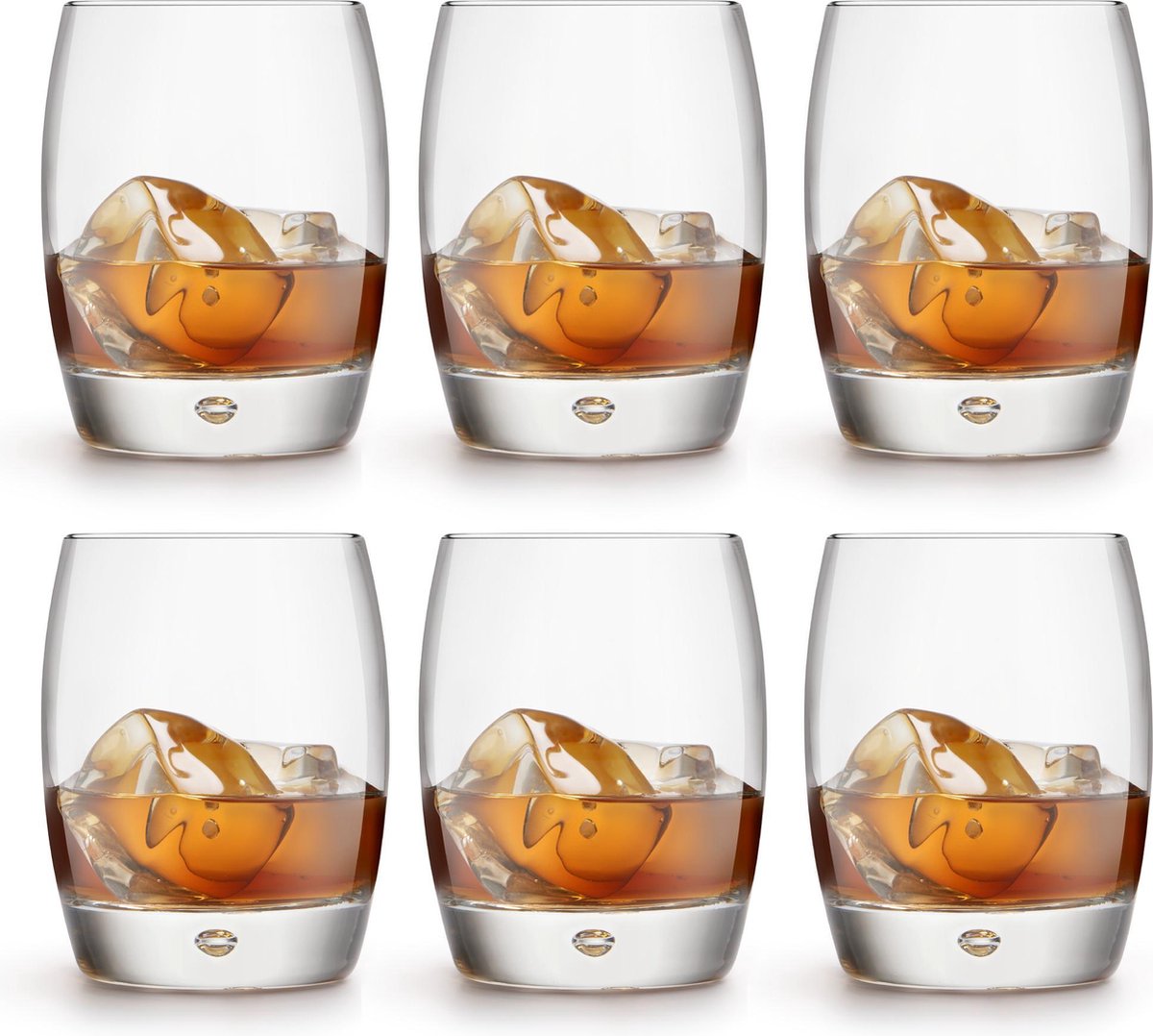 Libbey Whiskyglas - Gles - 36 cl / 360 ml - 6 stuks - hoge kwaliteit - luxe design - vaatwasserbestendig