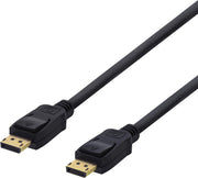 DELTACO DP-1020D DisplayPort kabel 4K UHD (60Hz) - DP 1.2 - 2 meter