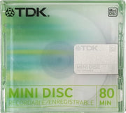 TDK Recordable Mini Disc Green 80 Min