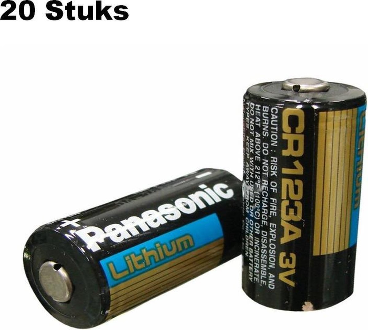 20 Stuks - CR123A Panasonic Industrial
