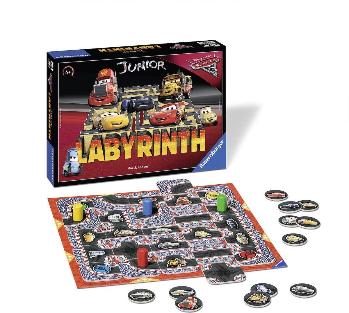 Ravensburger Labyrinth junior Disney Cars 3 - bordspel