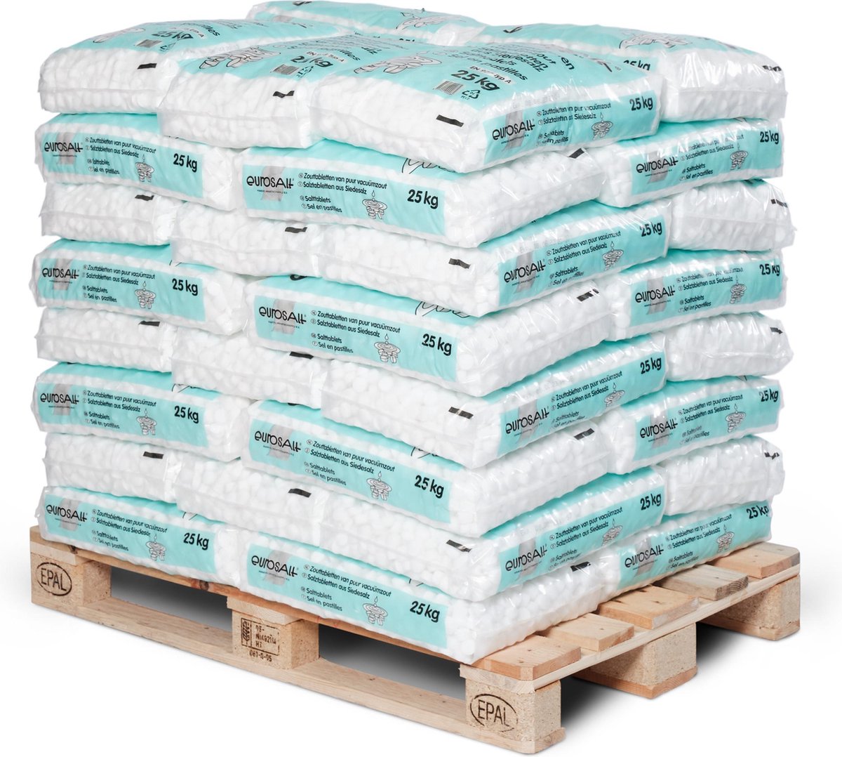 Eurosalt zouttabletten 25kg / 1.000kg