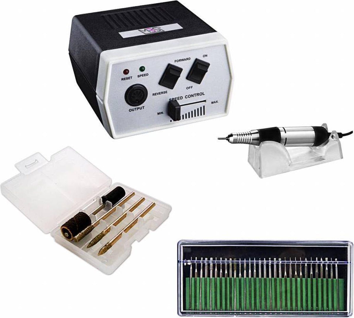 Mega Beauty Shop® Nagelfrees JD400 Elektrische frees - Kunstnagels