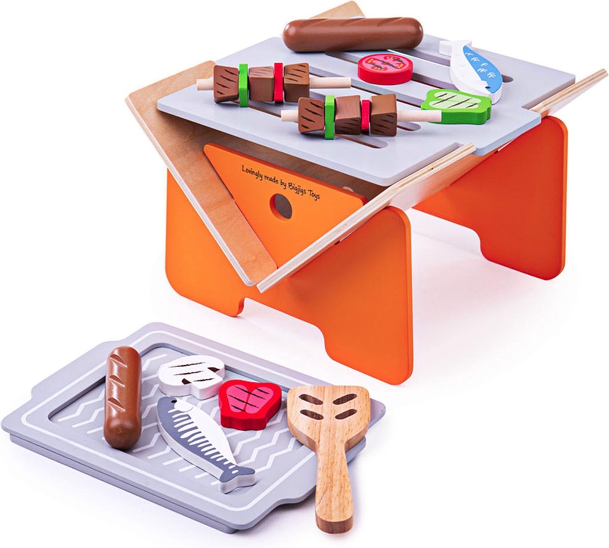 Houten Barbecue met Accessoires