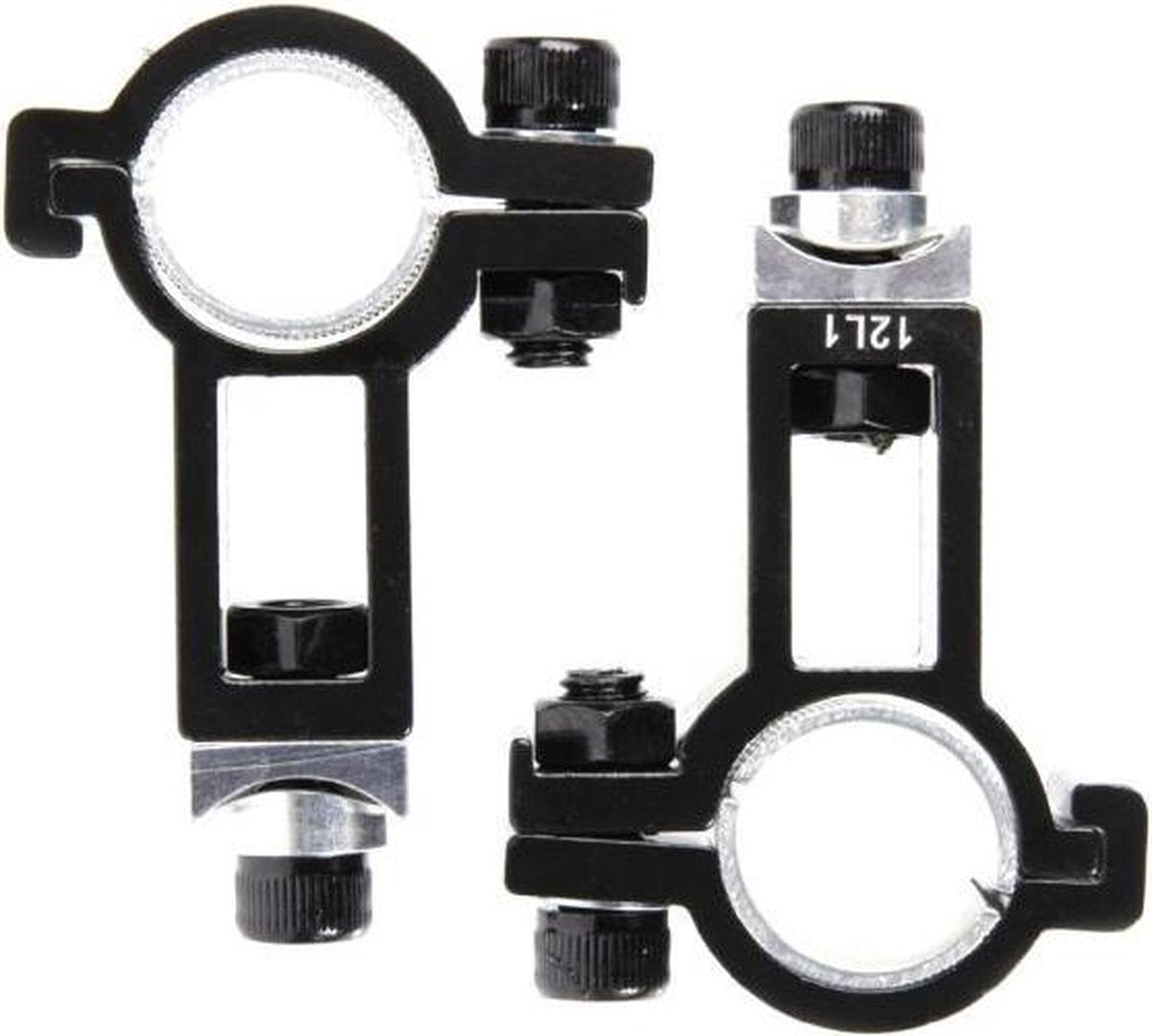 Tranzx opzetstuur bevestigingset van 22.2 tot 25.4 mm blister 2614510