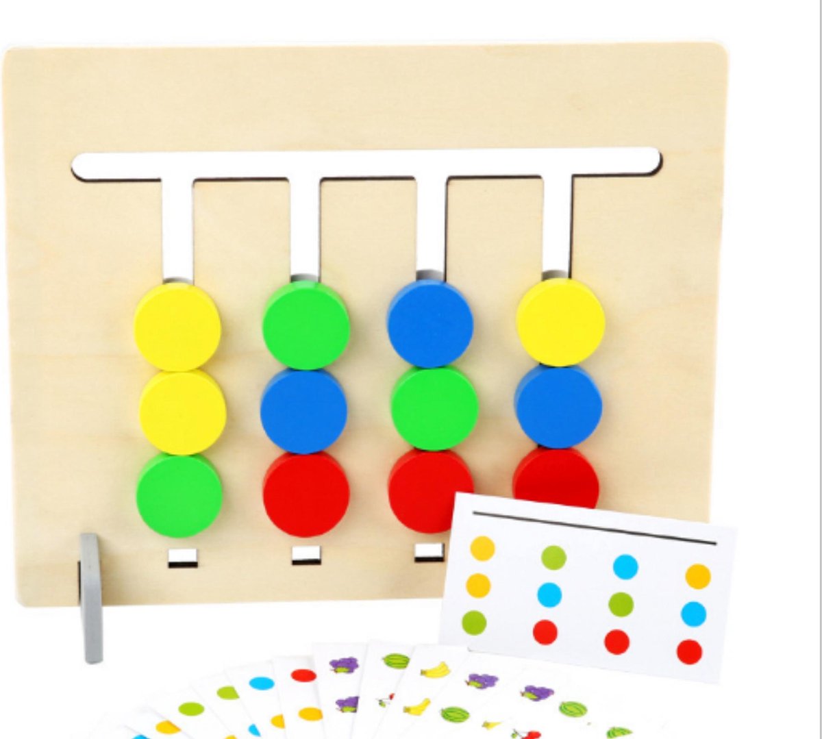 denkspel voor kinderen - montessori speelgoed - houten puzzel - spelletjes voor kinderen - Blijderij