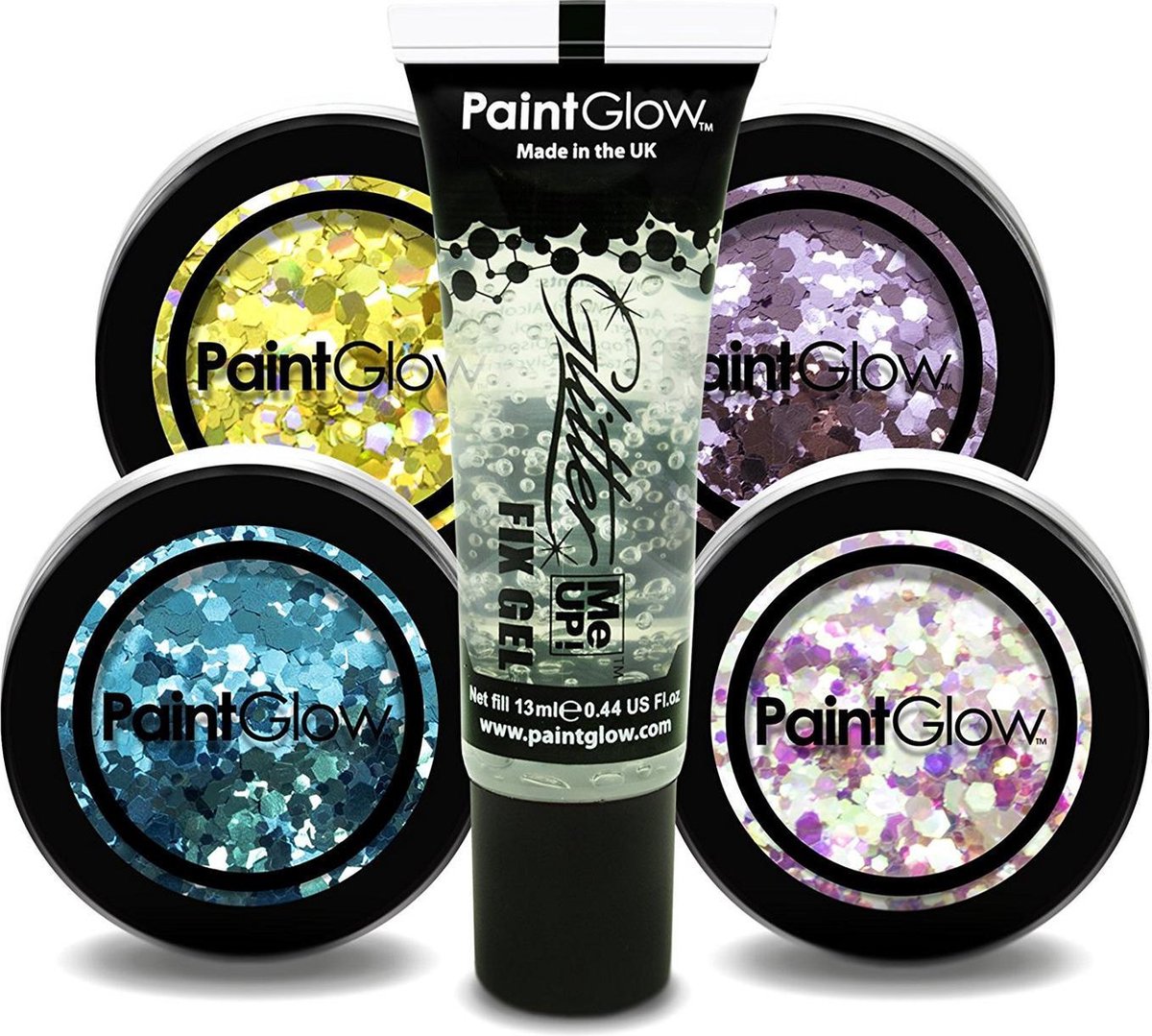 Chunky cosmetics glitters ( make up) ) set multicolour Paintglow