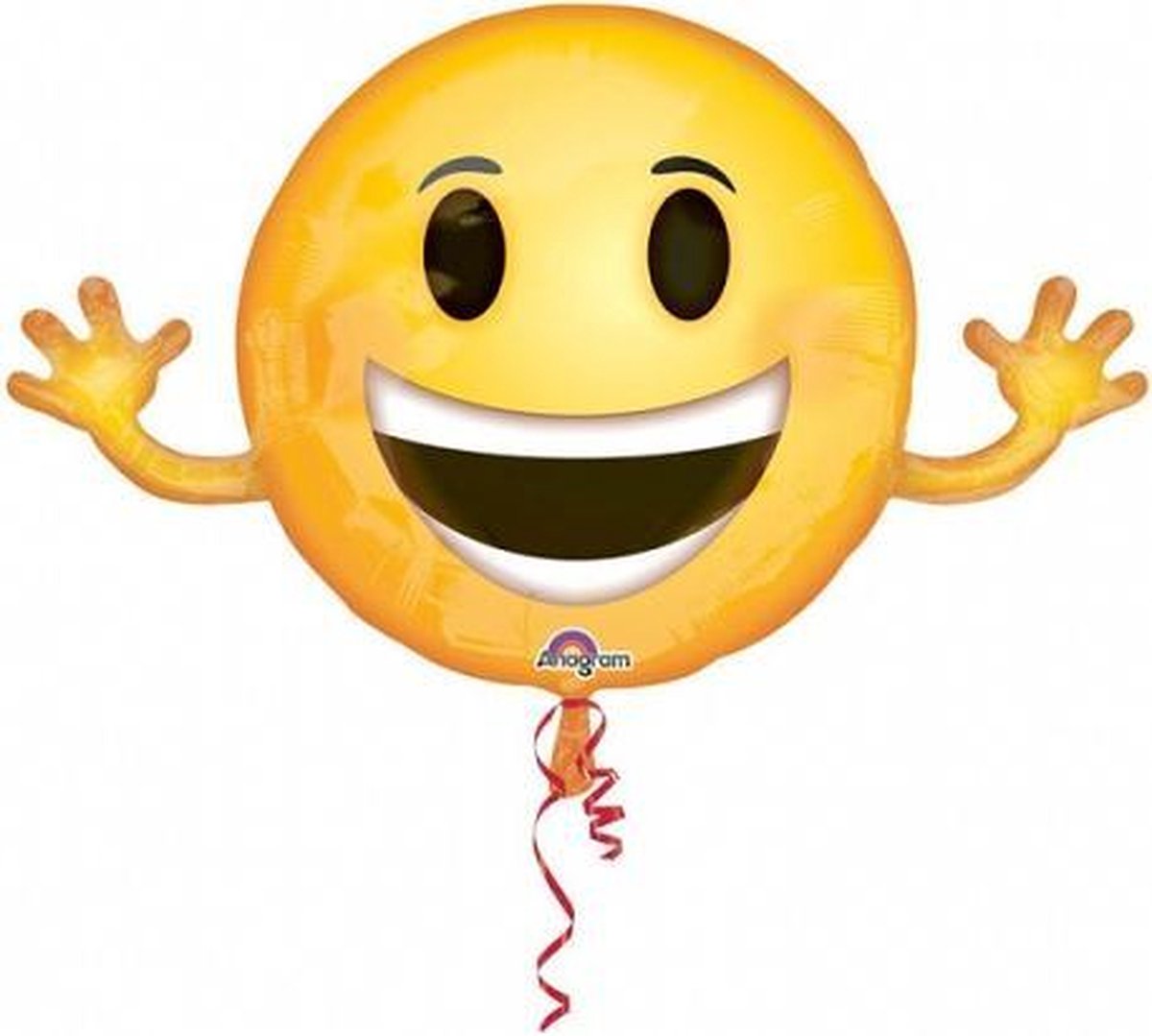 Folieballon supershape smiley