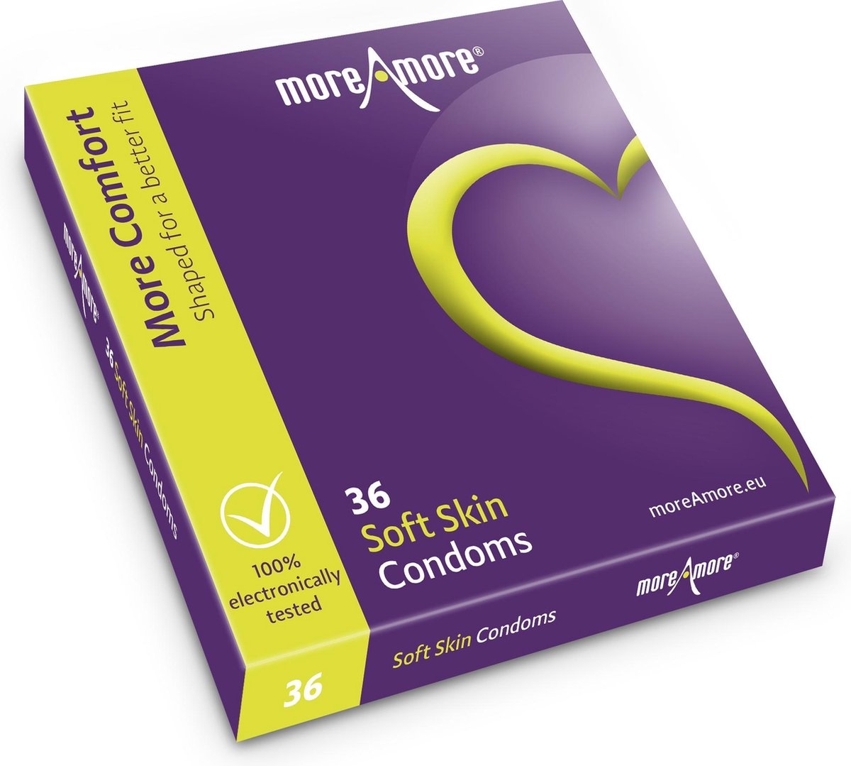 MoreAmore Condoom Soft Skin - 36 stuks