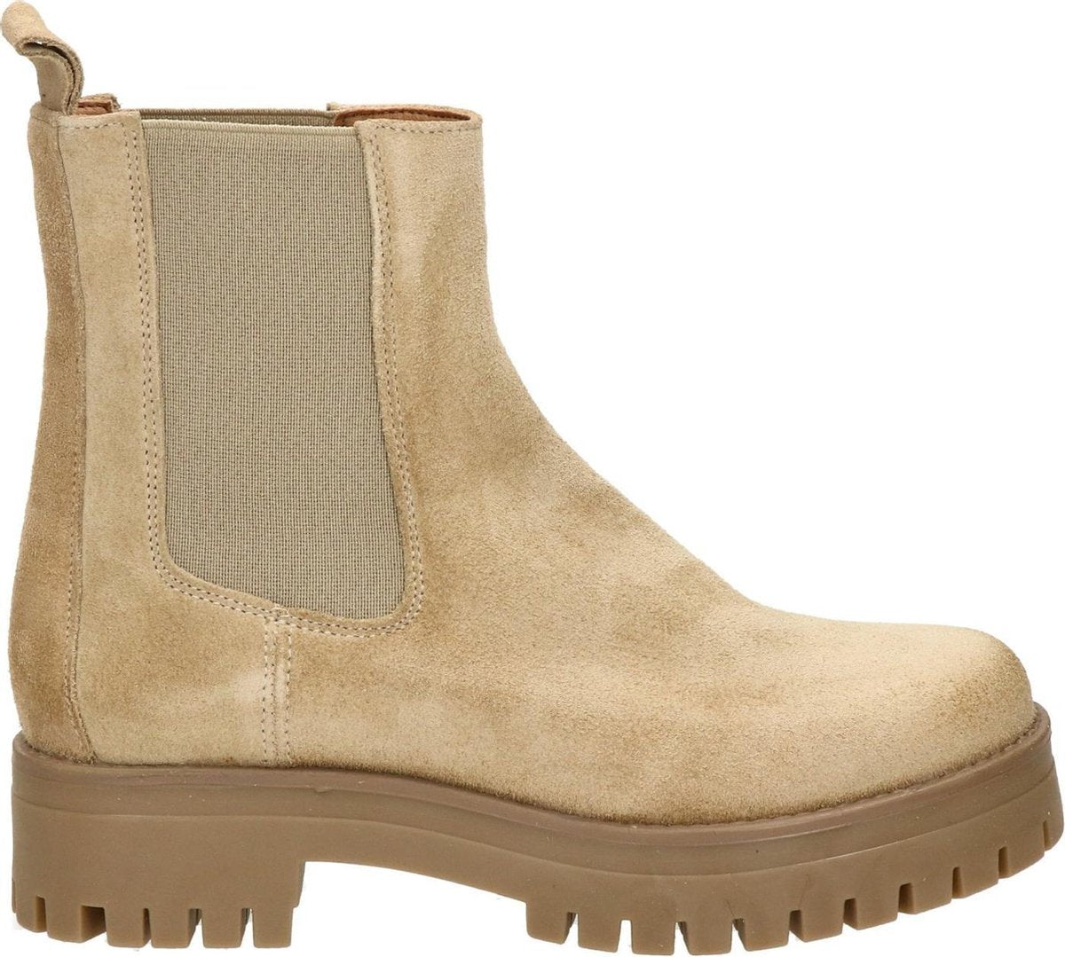Nelson dames chelseaboot - Taupe - Maat 39