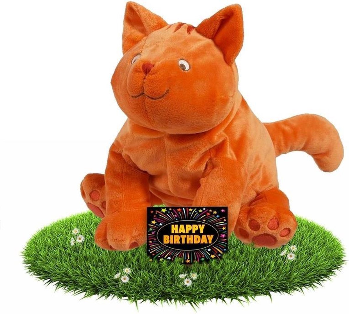 Verjaardag knuffel Dikkie Dik 43 cm met gratis verjaardagskaart