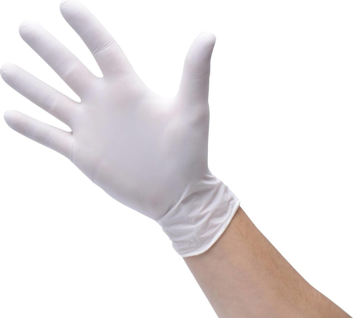 Wegwerp handschoenen - Latex Free - 100 stuks - Wit - Maat XL