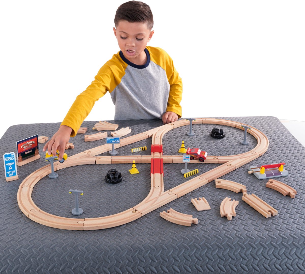KidKraft Disney® Pixar Cars 3 zelfbouwset voor racebaan