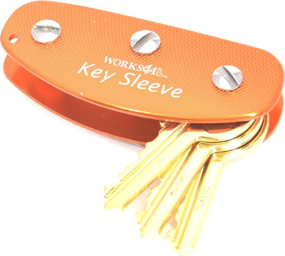 Key sleeve oranje unieke houder voor uw sleutels.