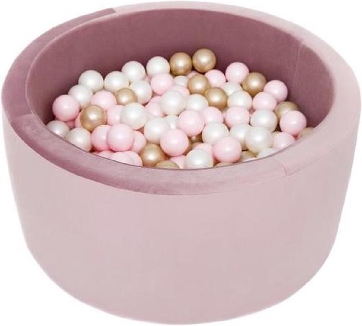 Ballenbak XL rond 90x40  Velvet Light Purple Misioo