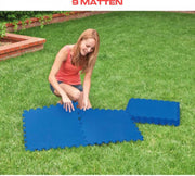 Zwembad |Yogamat 9 st. | Puzzelmat | Fitness tegels | fit sport