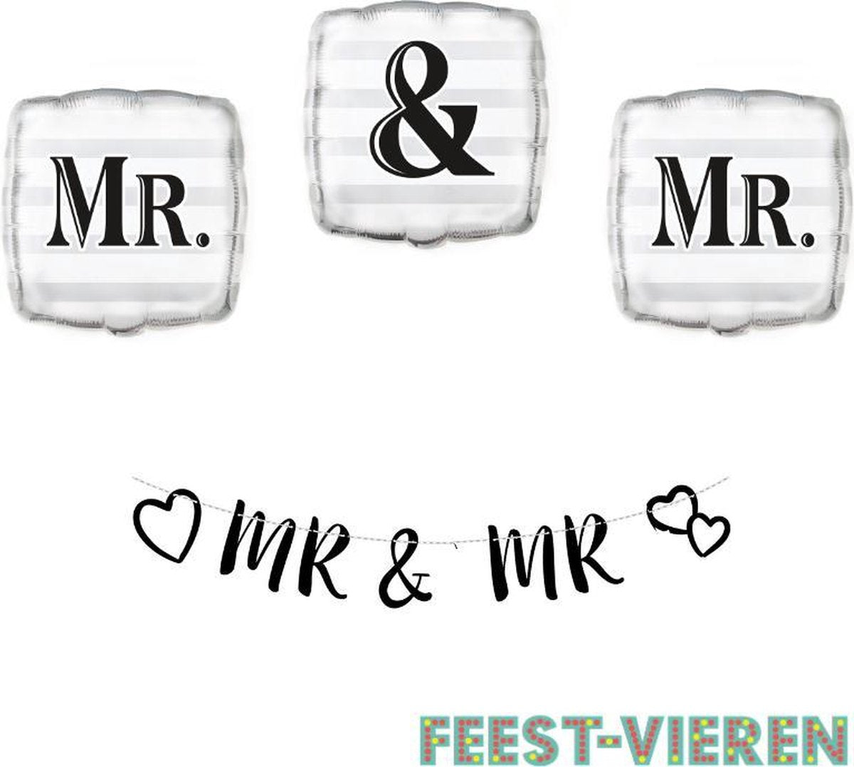 Mr. & Mr. Folieballonnen + Mr. & Mr. Letterslinger