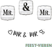 Mr. & Mr. Folieballonnen + Mr. & Mr. Letterslinger