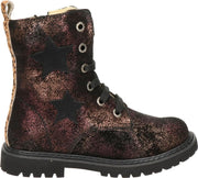 Shoesme Tank Meisjes Laarzen - Paars metallic - Maat 28
